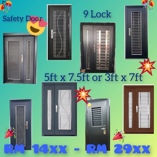 2026 Budget Security Door in Johor Bahru JB