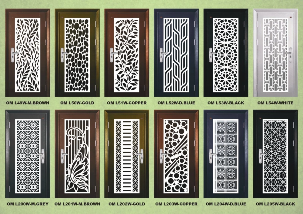 Pintu Keselamatan dengan Rekaan Moden & Keselamatan Tinggi