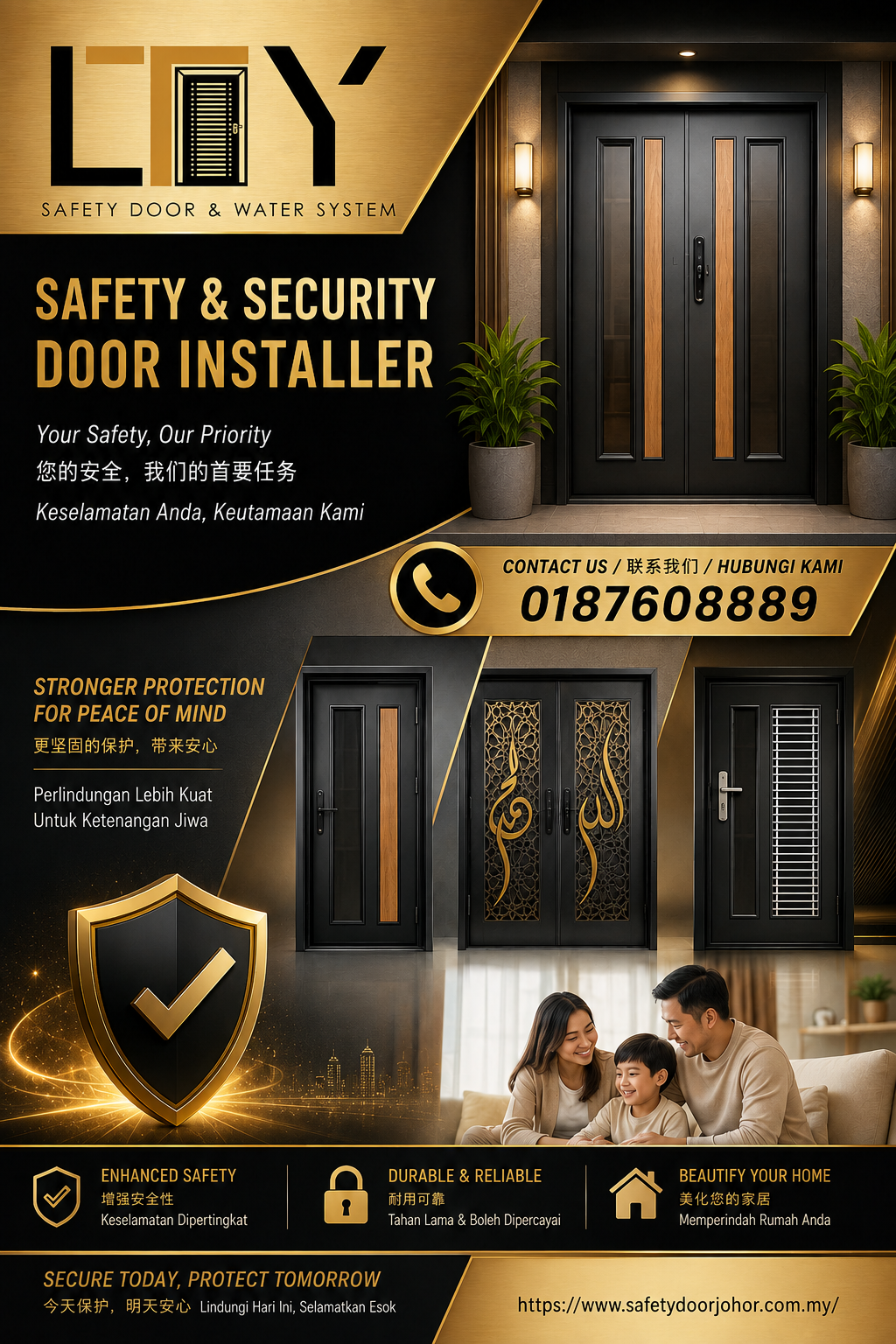 Affordable Security Door in Johor Bahru(JB): How to Get Premium Protection Without Overspending